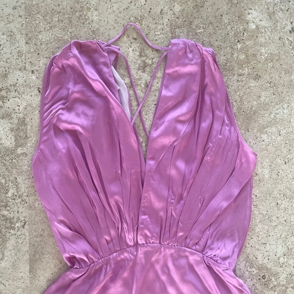 NWT Banana Republic Jesse Satin Dress SZ L - Picture 8 of 10